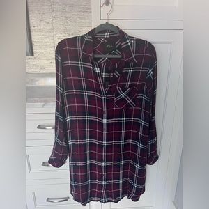 Rails Plaid Dress Size Small